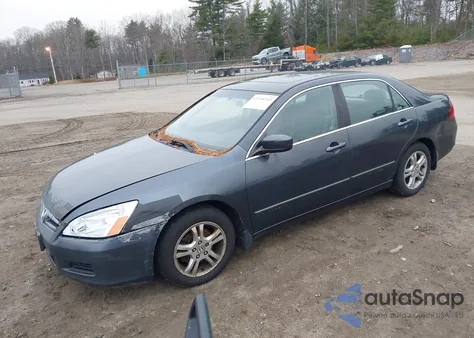 2006 Honda Accord Sdn 2.4 Ex/Ex из США, поврежденный, VIN 1HGCM567X6A010137